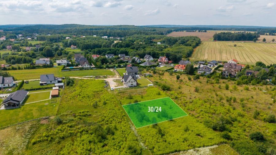 Działka budowlana 1071 m&sup2; Jagatowo – MPZP