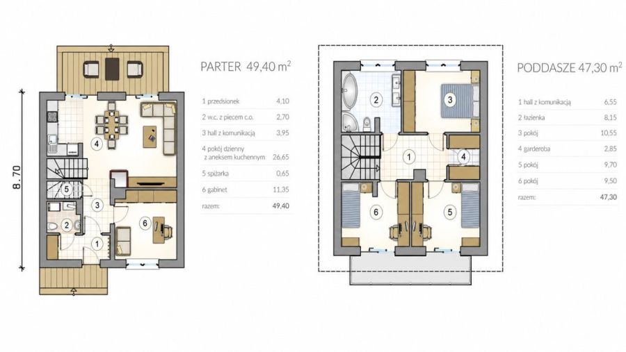 Borkowo Kartuskie | 100 m&sup2; + 40 m&sup2; | działka 904 m: zdjecie 99495679