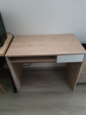 Biurko z szufladą i półką 90 x 50 wysokość 75,50 cm: zdjecie 66518915