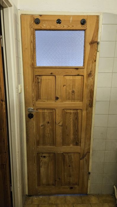 Drzwi drewniane pelne, 70cm, prawe: zdjecie 99312147