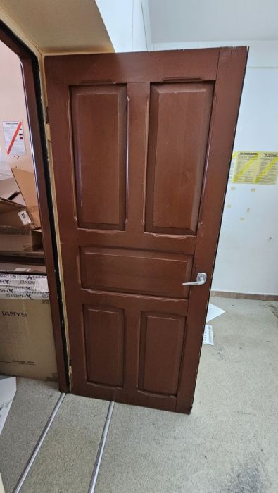 Drzwi drewniane pelne, 80cm, prawe: zdjecie 99312152