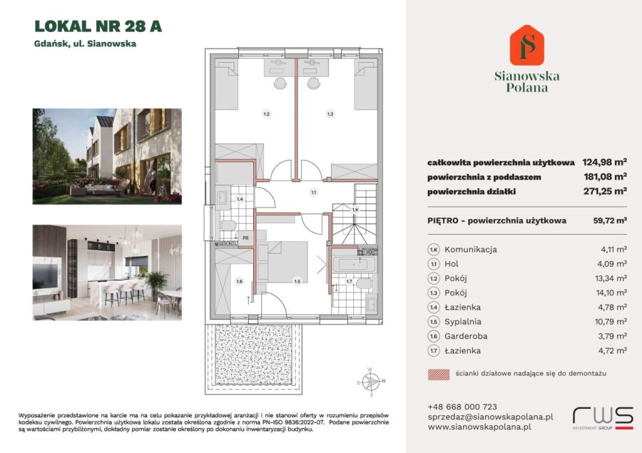 Sianowska Polana - dom z ogrodem i poddaszem | Gdańsk | 28A: zdjecie 99313256