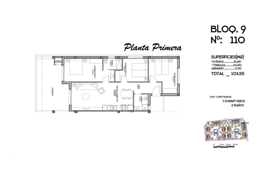 Nowoczesny Penthouse z Tarasem, Prowincja Alicante: zdjecie 99321012