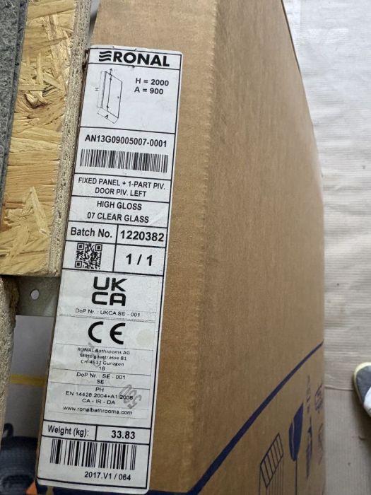 Drzwi prysznicowe Sanswiss Annea 90 na 200 NOWE: zdjecie 99328136