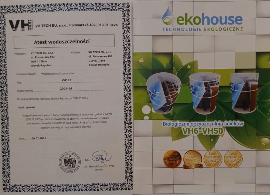 Przydomowa biologiczna oczyszczalnia ścieków VH12: zdjecie 99341983