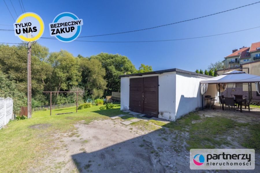 Duża działka z domem w Gdyni Karwinach: zdjecie 99347859