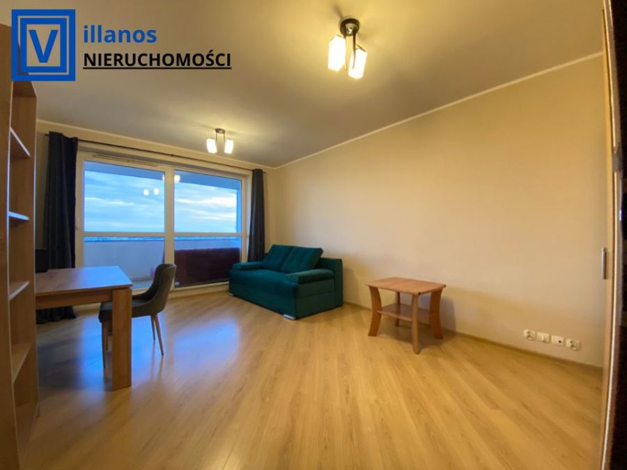 Pokój na Przymorzu z widokiem z 14 piętra na panoramę Gdańska