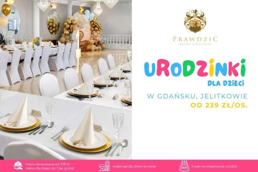 Urodziny dla dzieci z pysznym jedzeniem i zabawą