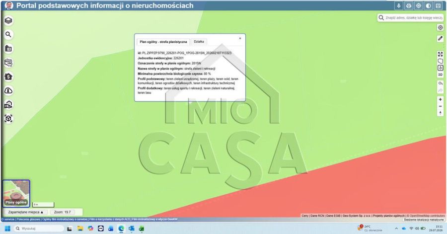 Działka rekreacyjna z mediami: zdjecie 99450081