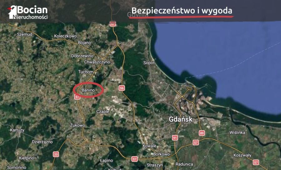 Uzbrojona działka w atrakcyjnej lokalizacji-Banino: zdjecie 99356623