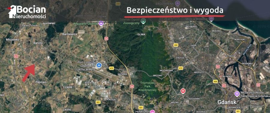 Uzbrojona działka w atrakcyjnej lokalizacji-Banino: zdjecie 99356624