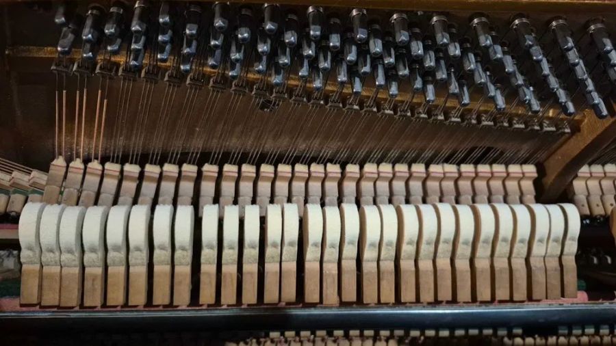 Pianino August Förster - używane, stan dobry: zdjecie 99365359