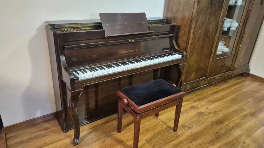 Pianino August Förster - używane, stan dobry: zdjecie 99365361