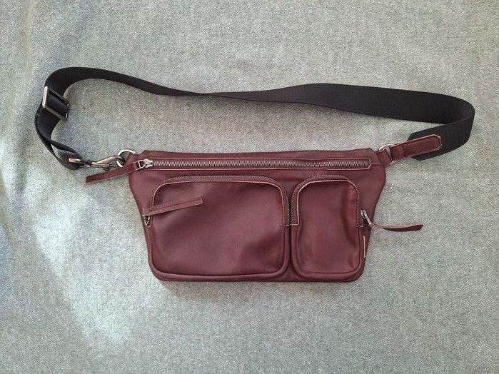 Skórzana torba Ecco crossbody saszetka: zdjecie 99366291