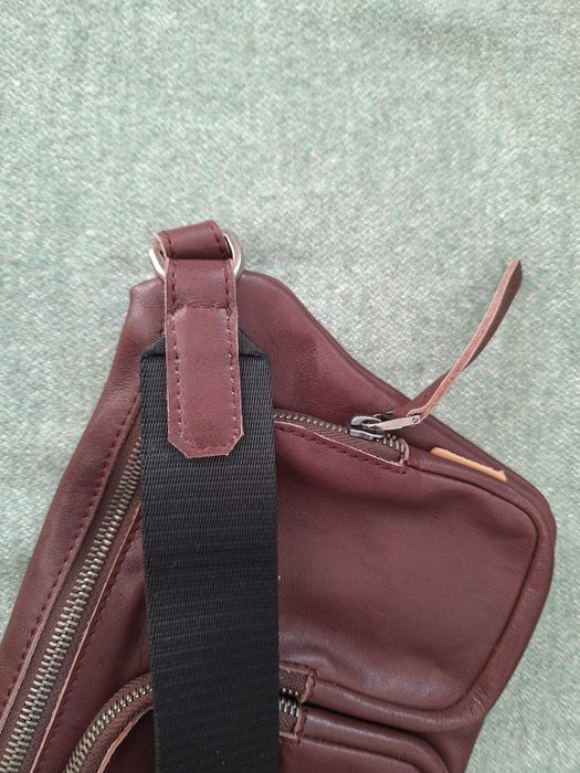 Skórzana torba Ecco crossbody saszetka: zdjecie 99366293