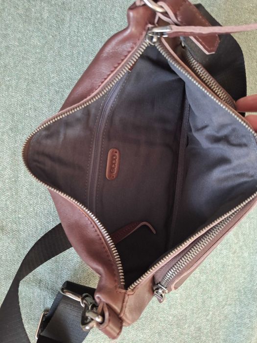 Skórzana torba Ecco crossbody saszetka: zdjecie 99366294
