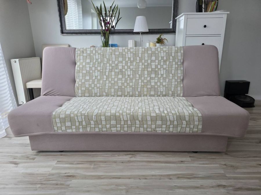 Wersalka rozkładana z pojemnikiem na pościel / sofa  mało używana: zdjecie 99375300