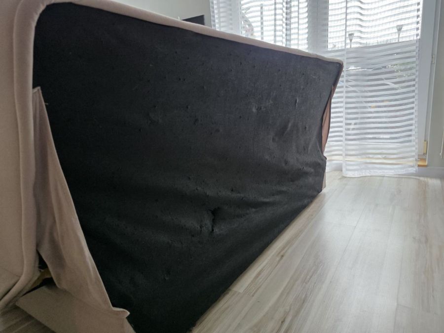Wersalka rozkładana z pojemnikiem na pościel / sofa  mało używana: zdjecie 99375304