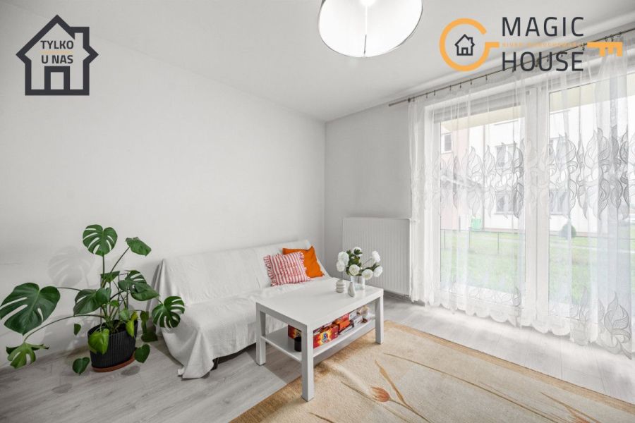 3 pokoje z ogrodem 42 m&sup2; | 13 min pieszo do PKP