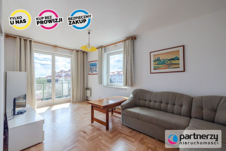 Słoneczne 2 pokoje. Duży balkon. Winda. Gdańsk