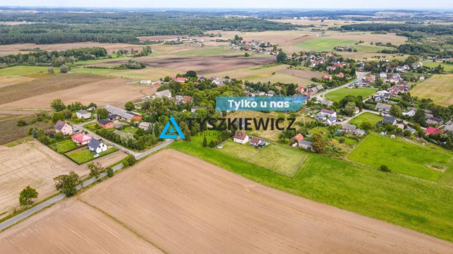 Działka siedliskowa 3001m2 Ełganowo przy asfalcie