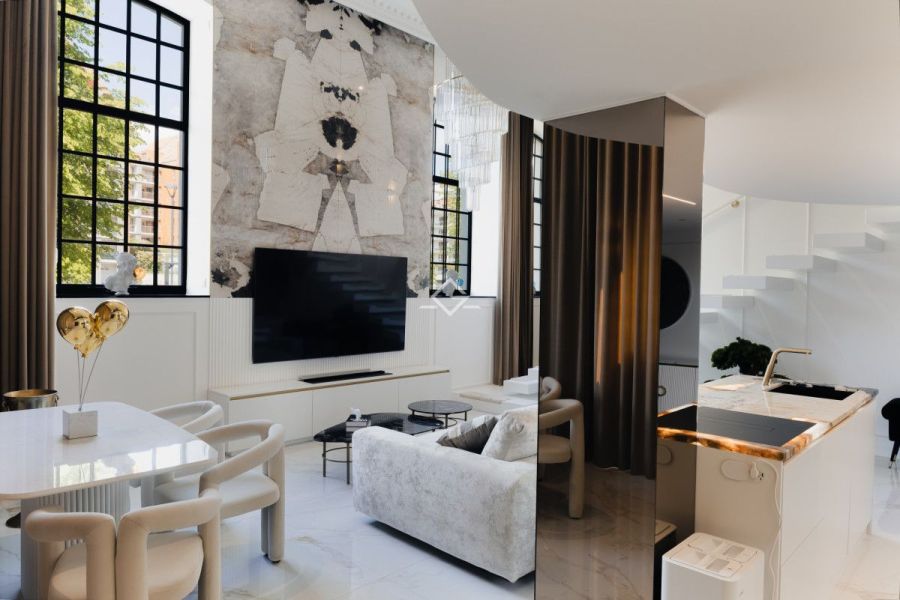widok na Motławę sufity 4,7 m loft premium: zdjecie 99380857