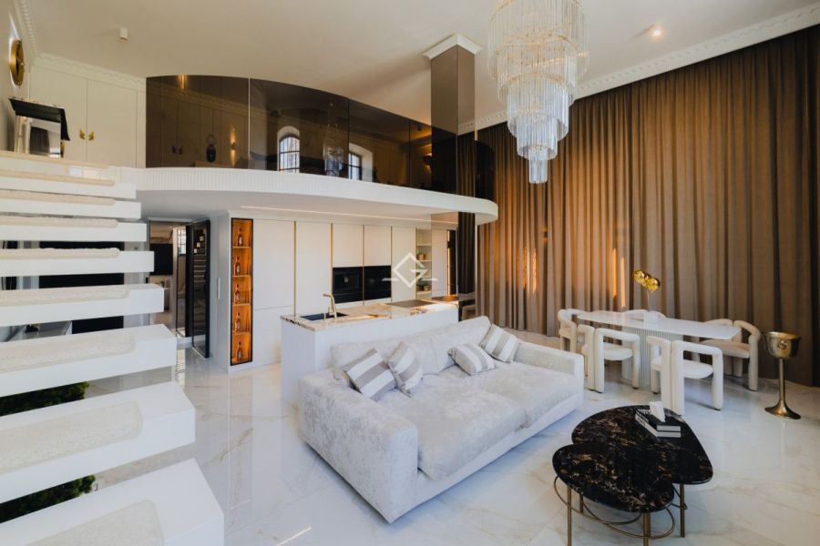 widok na Motławę sufity 4,7 m loft premium: zdjecie 99380858