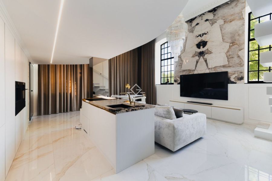 widok na Motławę sufity 4,7 m loft premium: zdjecie 99380860