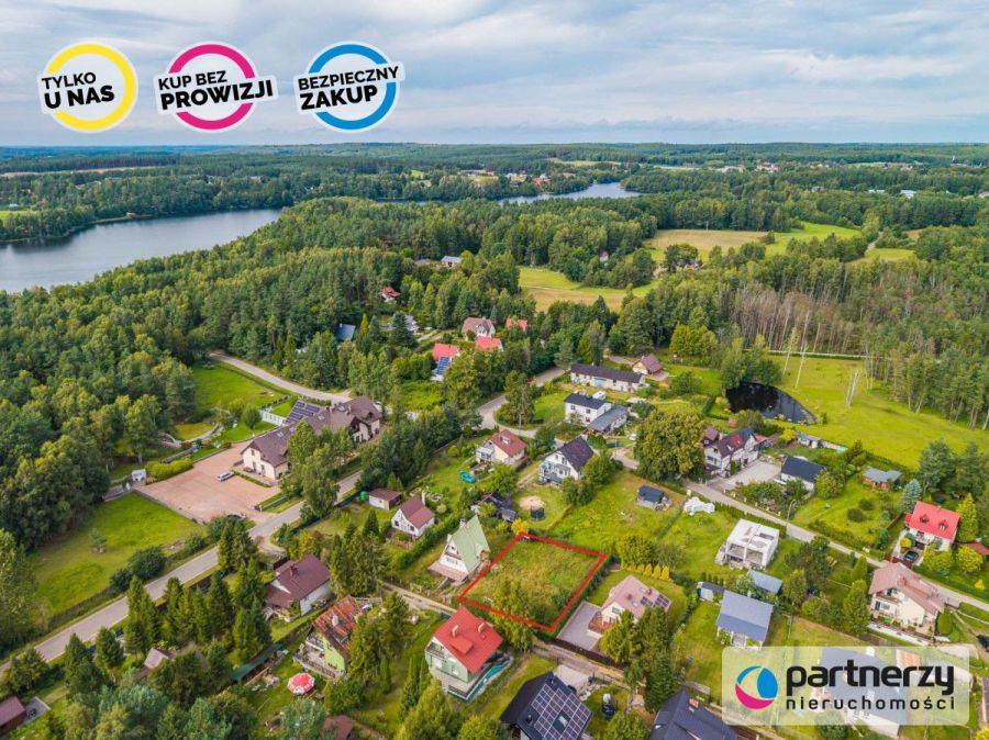 Działka 300m od Jeziora Kamień