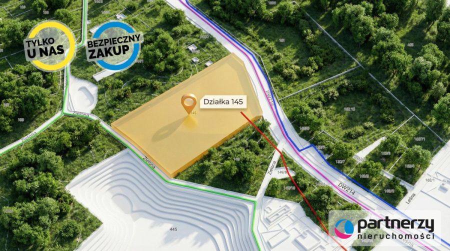 Działka inwestycyjna 1,9 ha | MPZP usługi