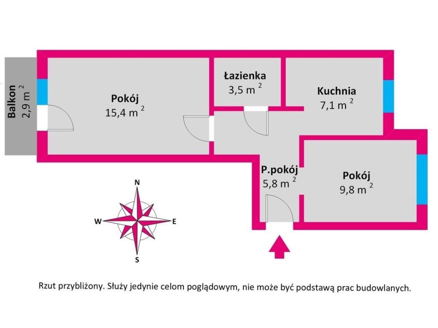Gdańsk, Śródmieście, ul. św. Barbary, 42,82 m2