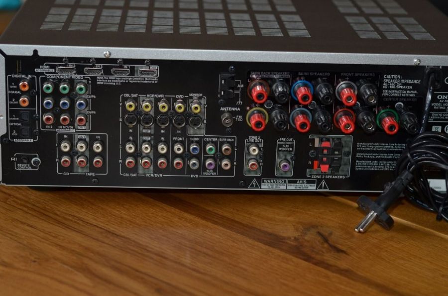 Amplituner Onkyo TX Sr 506 wzmacniacz 130 watt kino domowe: zdjecie 99393195