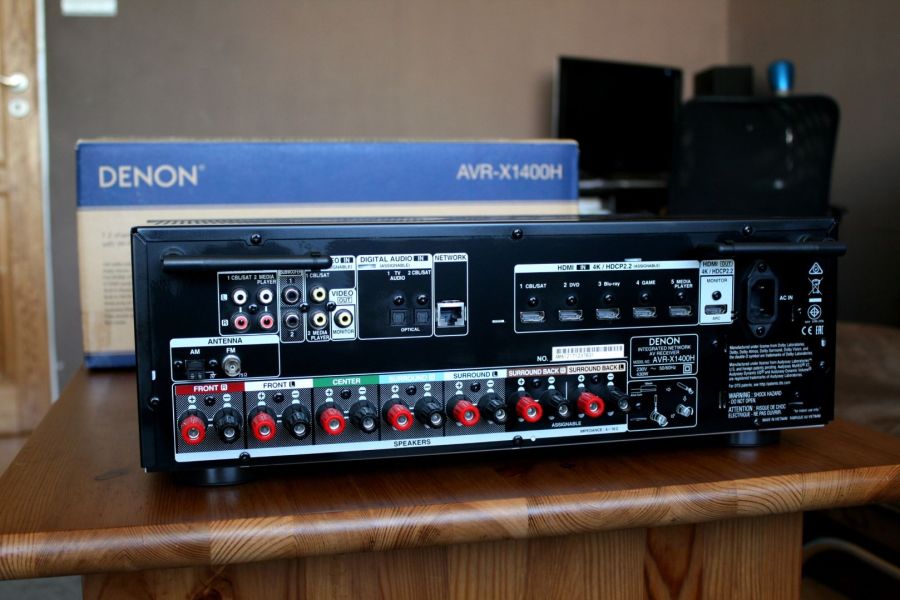 Amplituner Denon X 1400 Atmos wzmacniacz WiFi USB HDMI 2.2: zdjecie 99393369