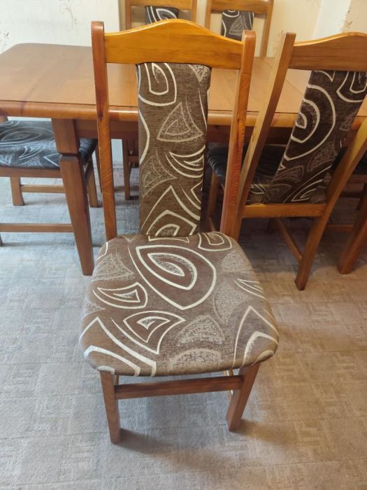 Sprzedam stół drewniany + 6 krzeseł: zdjecie 99393645
