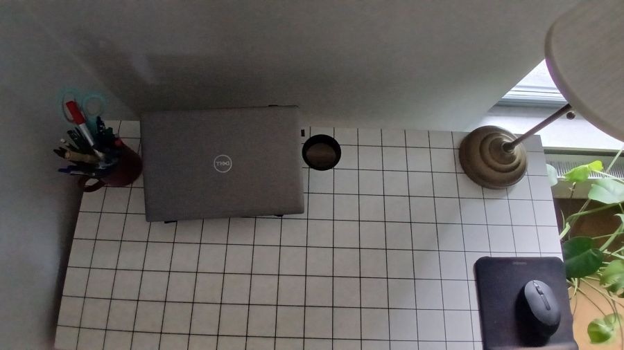 Biurko Ikea micke z szafką, blat w kratkę: zdjecie 99394914