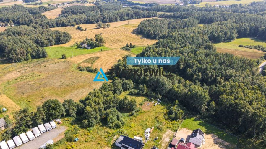 Działka z planem zagospodarowania Kamień