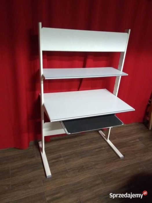 Sprzedam regulowane biurko metalowe rozkładane: zdjecie 99403892