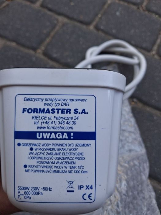 Przeplywowy podgrzewacz wody: zdjecie 99406049
