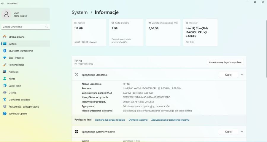 Laptop HP - Hewlett Packard: zdjecie 99407663