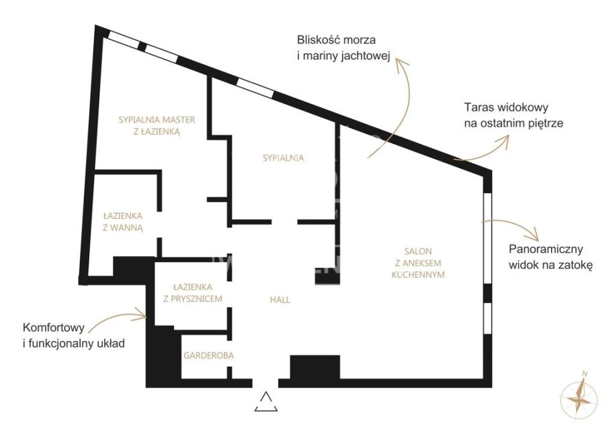 Apartament Sea Towers 20 piętro widok na morze: zdjecie 99408028