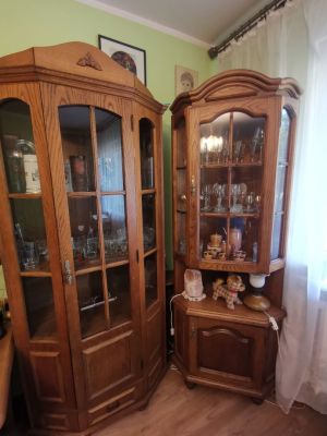 Witryny dębowe 2 sztuki: zdjecie 66532844