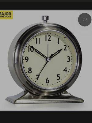 Sprzedam klasyczny zegar biurkowy kominkowy w stylu vintage retro stal: zdjecie 66533012