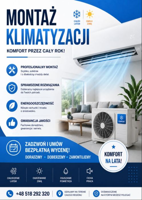 Montaż klimatyzacji: zdjecie 99418821