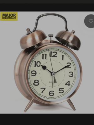 Sprzedam nowy budzik Major klasyczny design mosiądz vintage super głoś: zdjecie 66533560