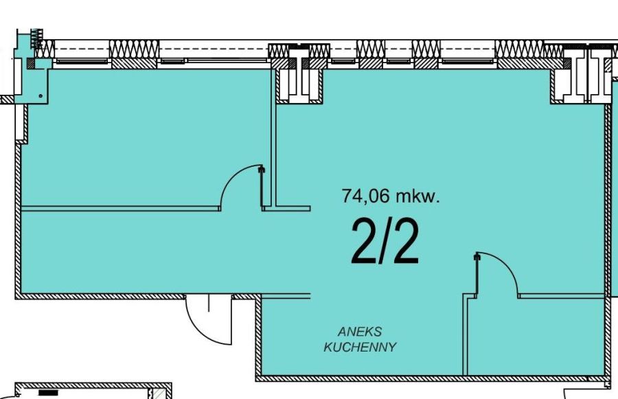 Biuro 74 m² na wynajem | Biurowiec Zefir| Gdańsk, Żabi Kruk 16: zdjecie 99420687
