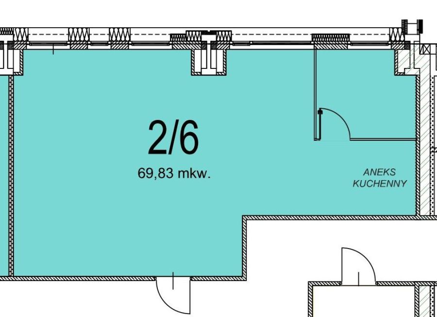 Biuro 70 m² na wynajem | Biurowiec Zefir| Gdańsk, Żabi Kruk 16: zdjecie 99420959
