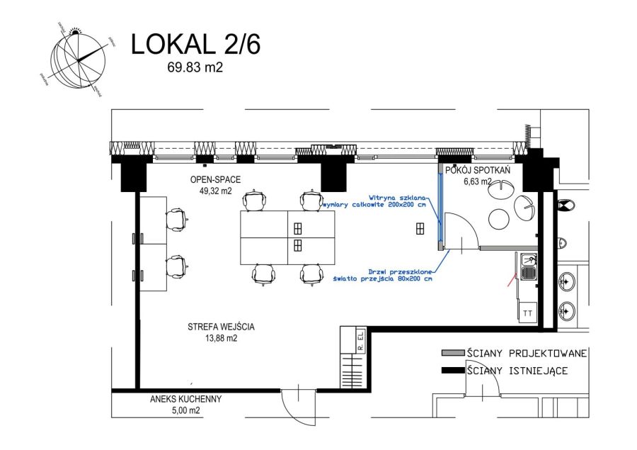 Biuro 70 m² na wynajem | Biurowiec Zefir| Gdańsk, Żabi Kruk 16: zdjecie 99420960