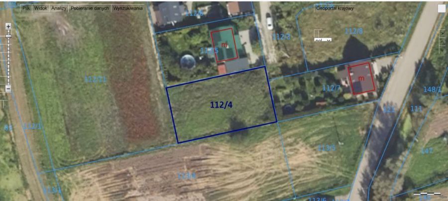 Działka budowlana 800 m&sup2; - Krzywe Koło