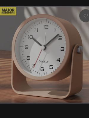 Minimalistyczny zegar biurkowy Quartz Styl retro w nowoczesnym: zdjecie 66534535