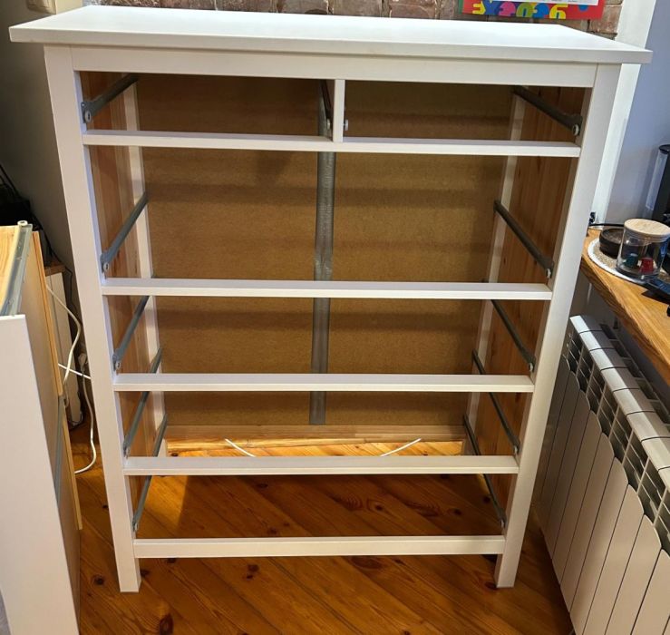 Sprzedam Komoda HEMnes Ikea, 6 szuflad, biała bejca: zdjecie 99425975